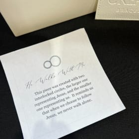 CREATED "He Walks With Me" Necklace item