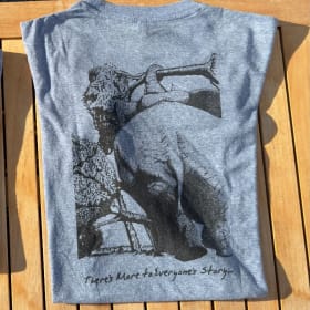 Tri-blend Short Sleeve T-shirt (Faded Heather Blue - M) item