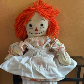 Raggedy Ann Doll 1 (bigger) made by Til & Clara item