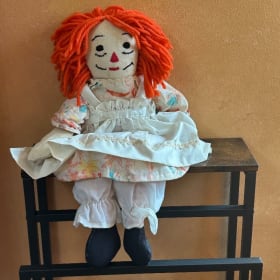Raggedy Ann Doll (2) made by Til & Clara item