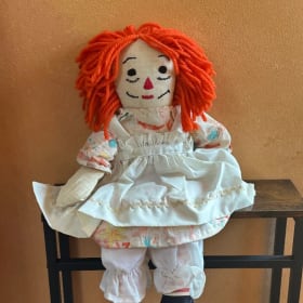 Raggedy Ann Doll (2) made by Til & Clara item