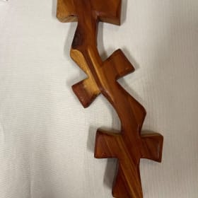 The Belize Cross: Intertwined and Hand-Carved item