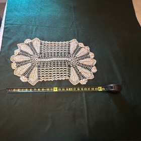 Doilley Rectangle 1 crocheted by Clara Steinbach Gillespie item