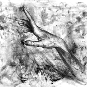 Elaina Robins Charcoal Portrait item