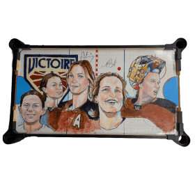 Hand-Painted Mini Hockey Table – Signed by Victoire players item