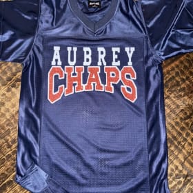 Navy Blue/Red Glitter item