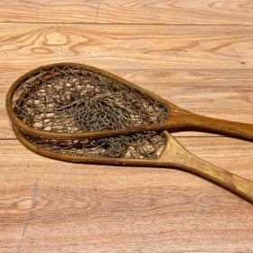 Vintage Wooden Fly Fishing Net Handmade item