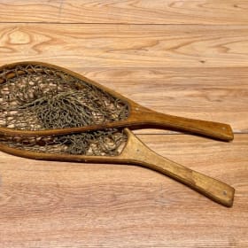Vintage Wooden Fly Fishing Net Handmade item