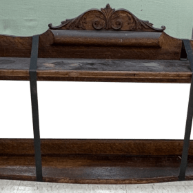 Two-level shelf mirror item