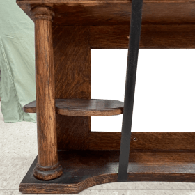 Two-level shelf mirror item