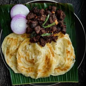 Porotta & Beef Fry item