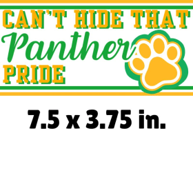 Panther Bumper Sticker item