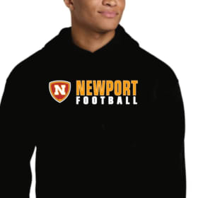 Newport Football Shield Hoodie (Black) item