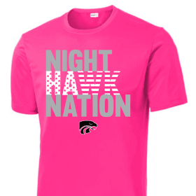 NEON PINK - Nighthawk Nation-  Dri Fit Shirt - EXTRA SMALL item