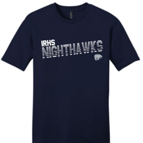 NAVY- Striped - Cotton - Large item