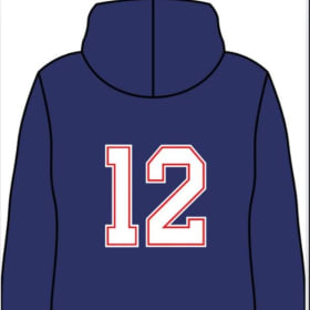 Pull-over Hoodie(ADULT 3XL-5XL) FRONT & BACK item