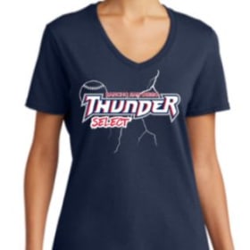 V-Neck Tee (WOMENS S-2XL) FRONT & BACK item