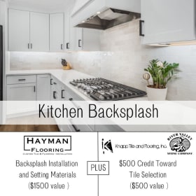 Custom Backsplash Package ($2000 value) item