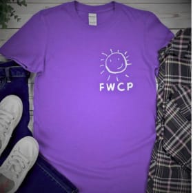 Adult Unisex M Purple T-shirt item