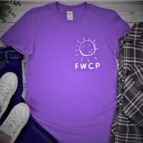 Adult Unisex L Purple T-shirt item
