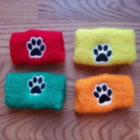 Wristbands w Panda Paw item
