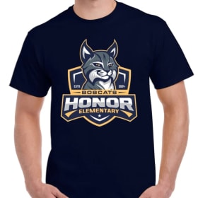 Adult (S-XL) Honor Elementary Logo (Navy Blue Shirt) item