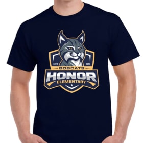 Youth (XS-XL) Honor Elementary Logo (Navy Blue Shirt) item