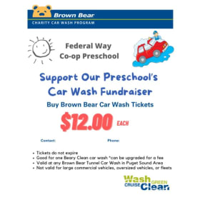 Brown Bear Car Wash Ticket item