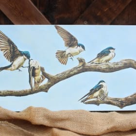 "Beloved" Bird Painting item
