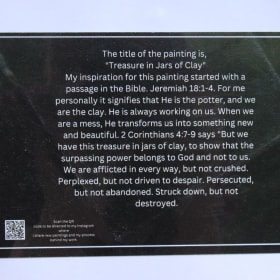 "Treasure in Jars of Clay" Painting item