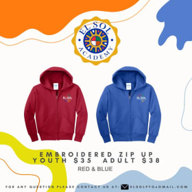 YOUTH Embroidered Zip Up item