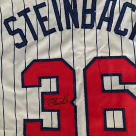Gray Signed Terry Steinbach Jersey (Copy) item