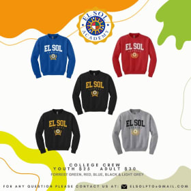 ADULT College Crew Sweatshirt item