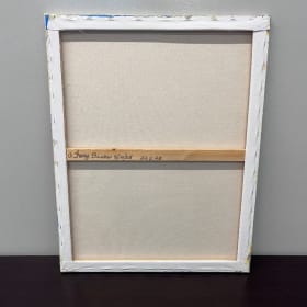 20. Painting by Tracy Banks - Tan Brown White 22x28 item