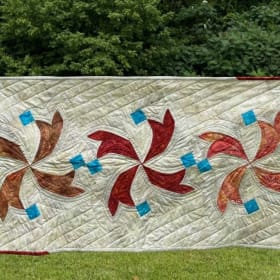 Cathedral Pinwheels Table Runner item