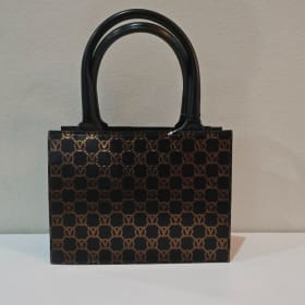 Valentino Black and Gold Handbag item