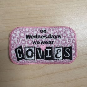 on Wednesday we wear covies item