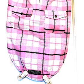 Cnanda ppoch shacket pink plaid size 20 item