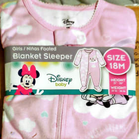 Disney New Minnie footsie pajamas 18 M item