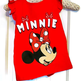 Disney Minnie mouse shirt and short set size 5 cotton item