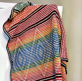 Crochet throw handmade 100% acrylic throw 4 item