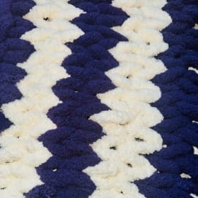 Chevron Chic Spirit – Ultra-Plush Jumbo Chenille Blanket (P item