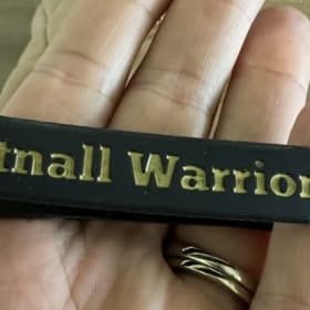 Navy Tattnall Warriors Wristband item