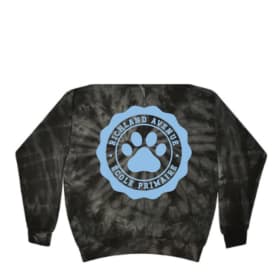 ADULT Tie Dye Pullover Hoodie (Black) item