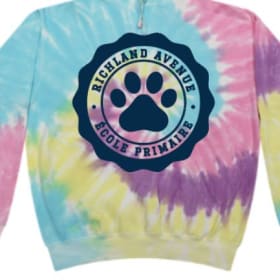 Tie Dye Pullover Hoodie (Rainbow) - Youth item