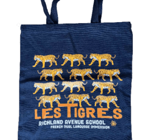 Les Tigres de Richland Tote Bag (Navy) - O/S item