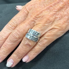 "Write Your Story" Silver Ring item