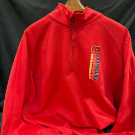 Red Athletic Sport Tech Jacket Sweatshirt (Size 2XL item