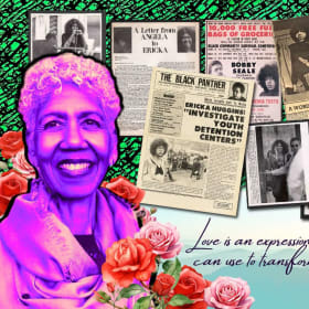 Photo of Ericka Huggins - Framed 18x24 Poster