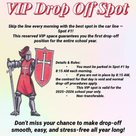 VIP Drop Off Spot item